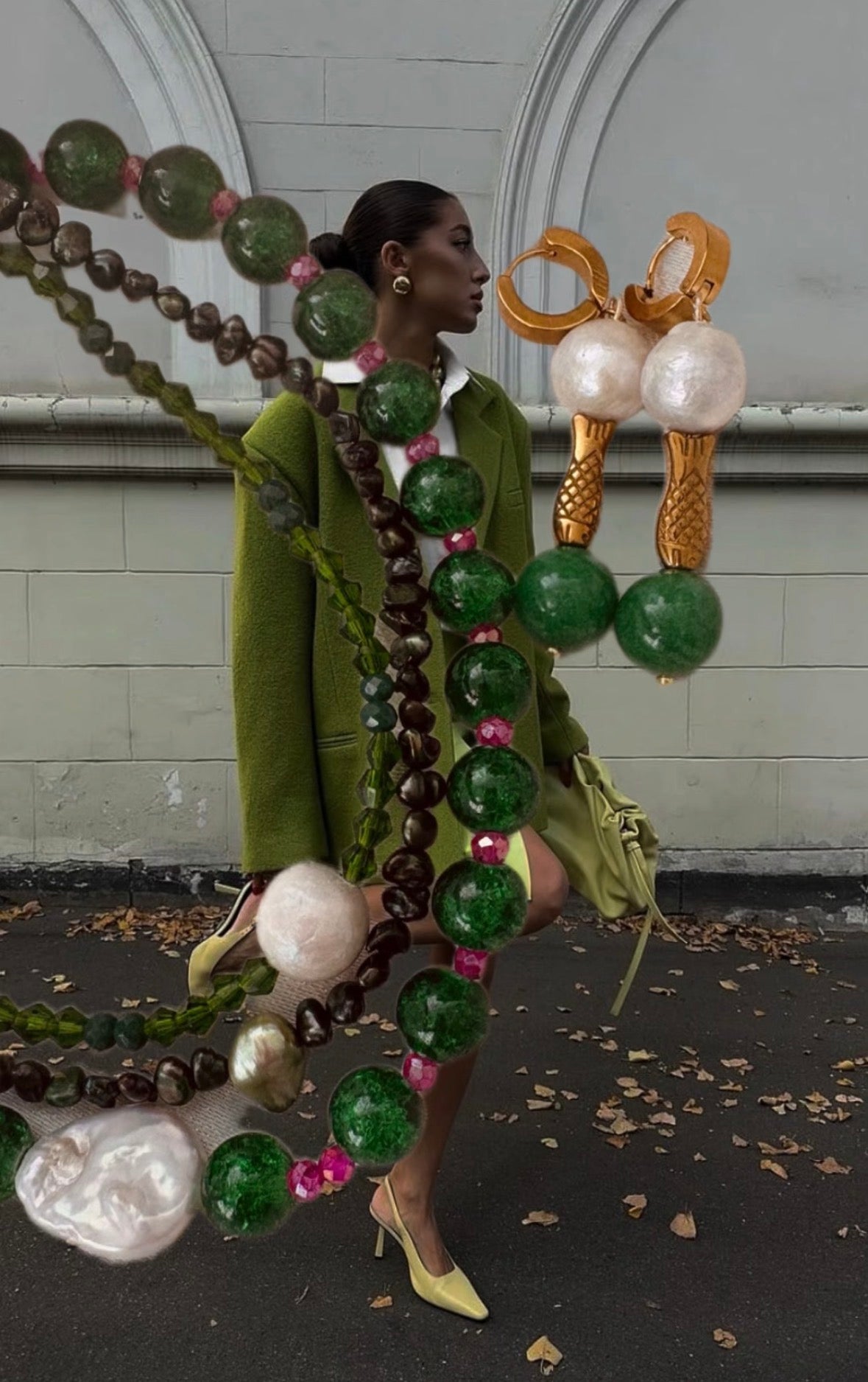 Green Mood Earring