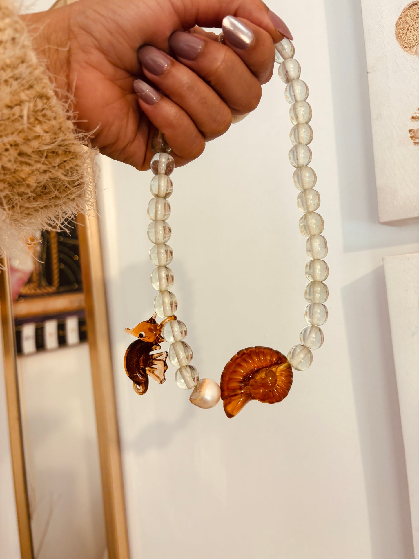 Brown Sea Necklace New