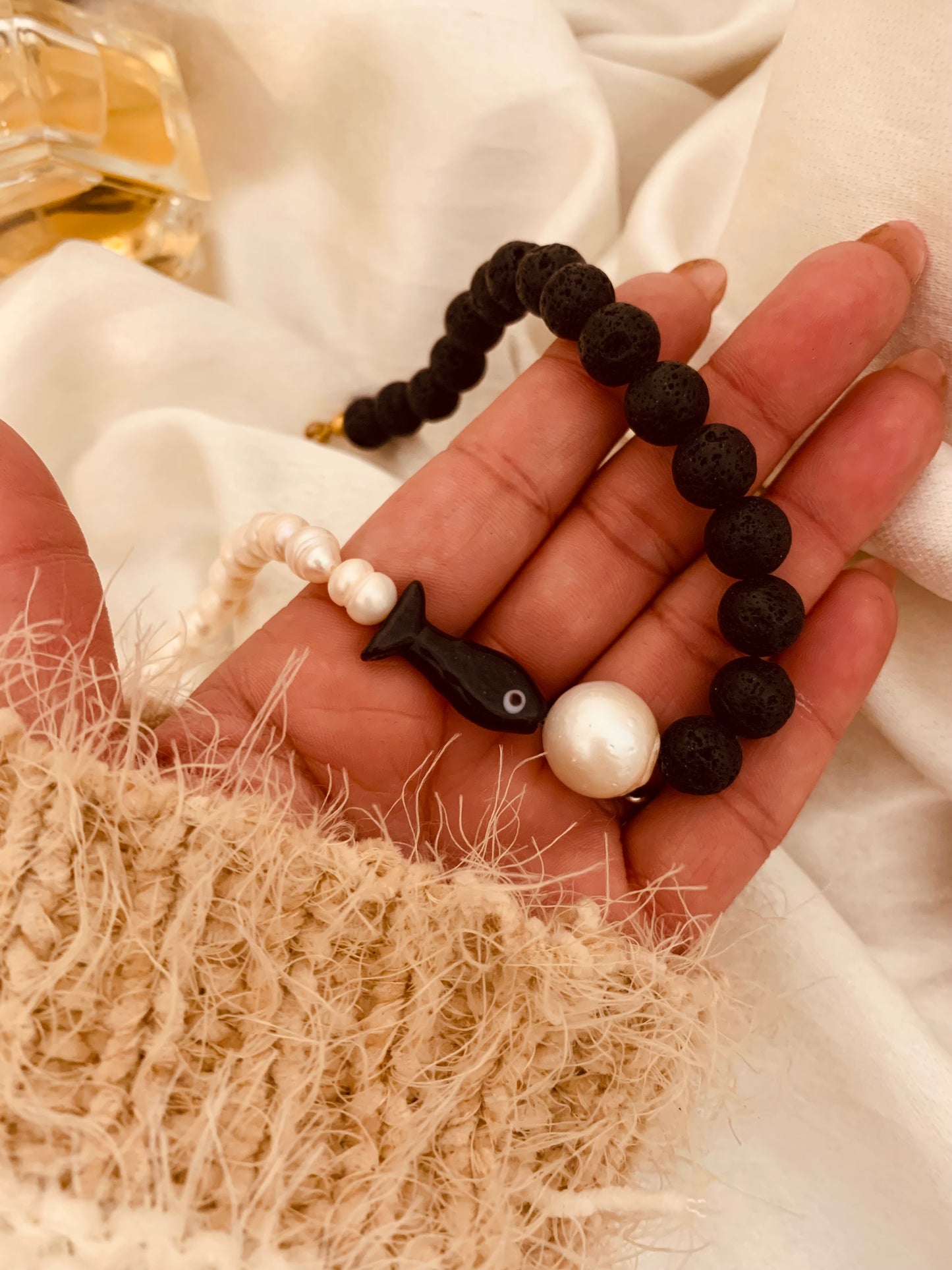 Black Fish Necklace