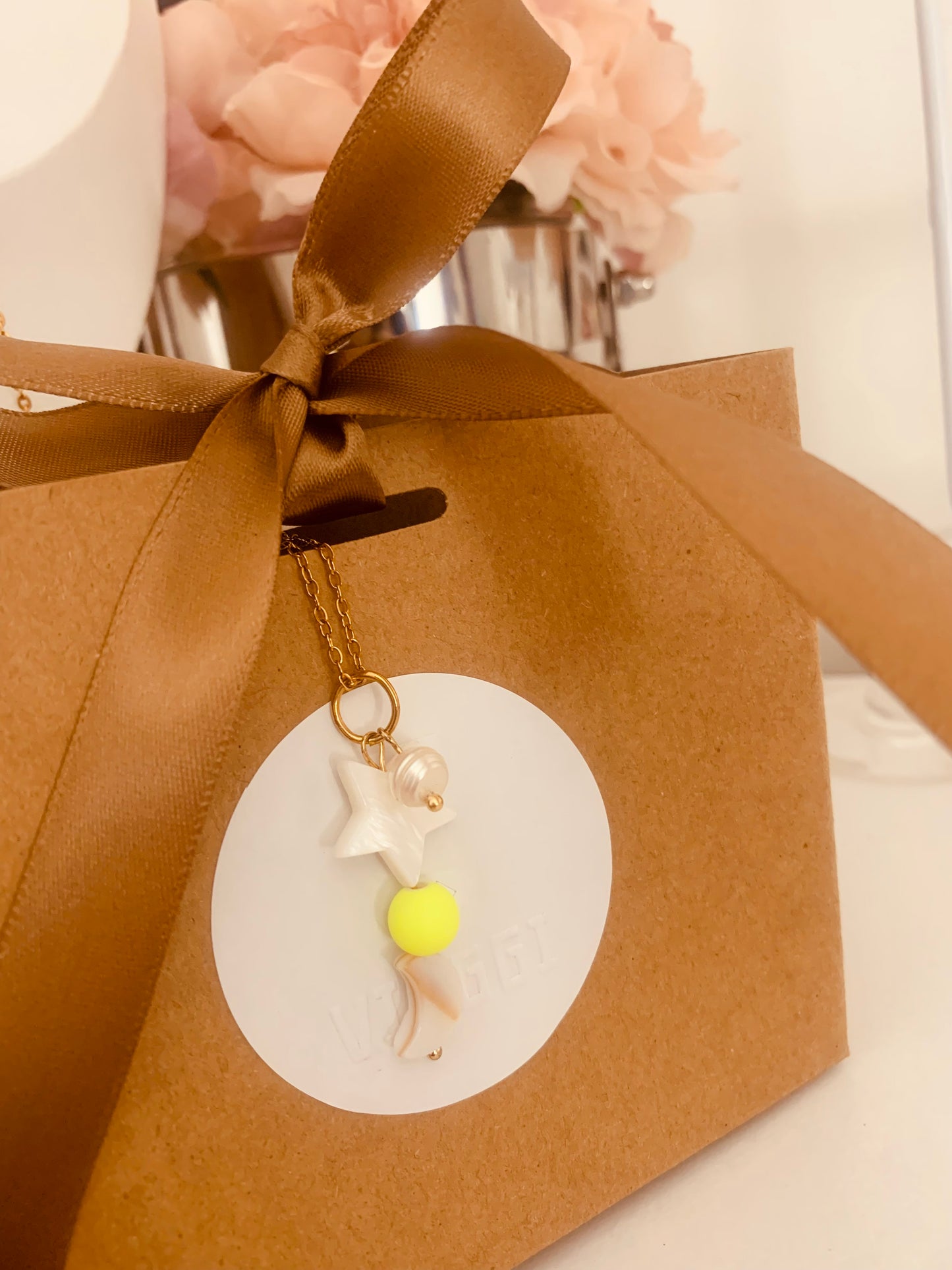 Moon Neon Necklace