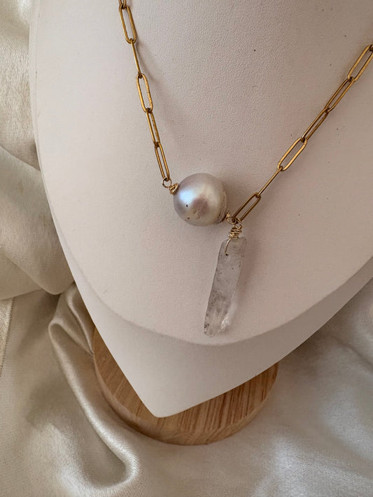 Choker Paper Clip Necklace New