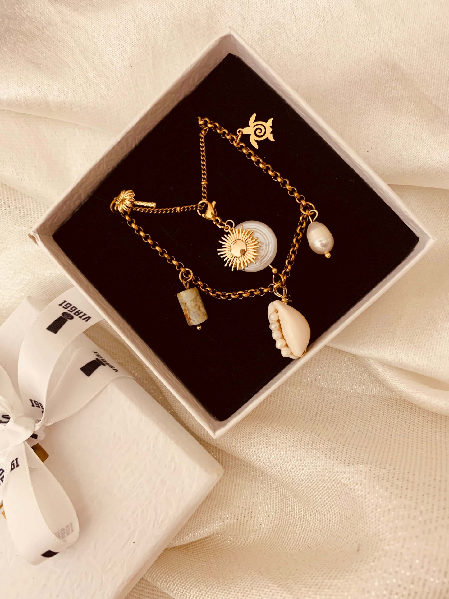 Playa Charm Bar Necklace New