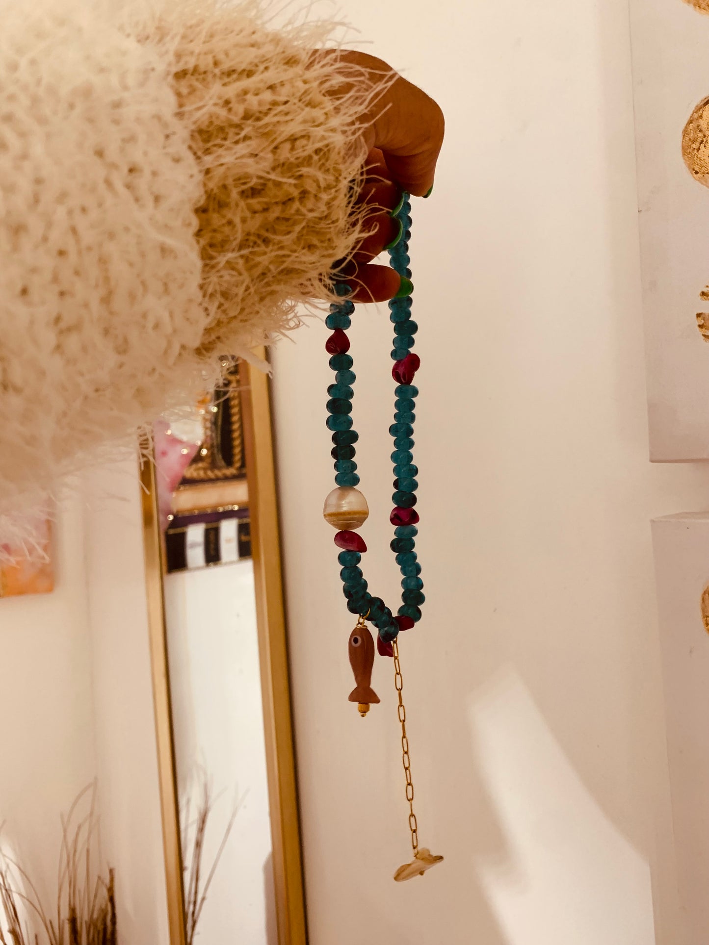 Blue Pez Necklace New Verano
