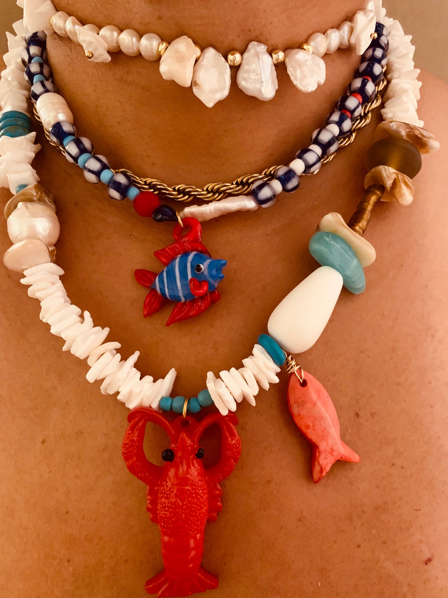 Cartagena Shell Necklace New
