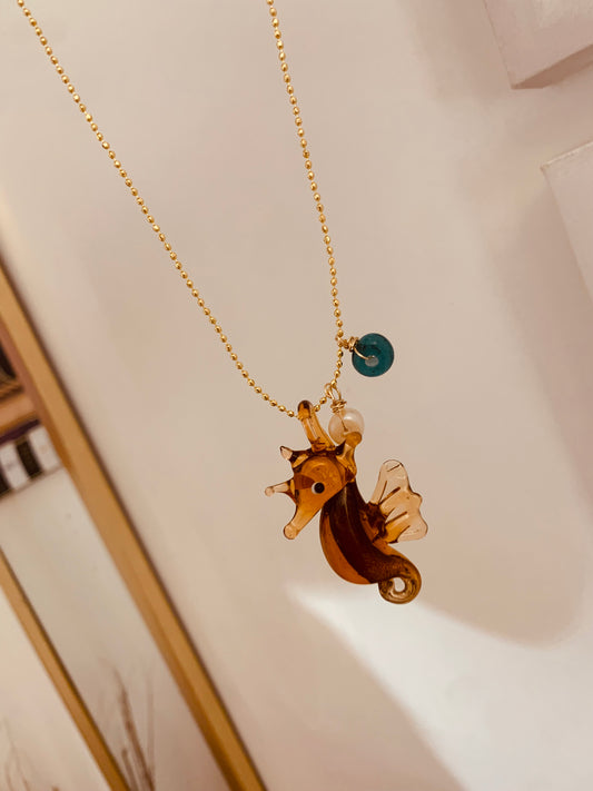 Caballito Brown Sea Necklace New