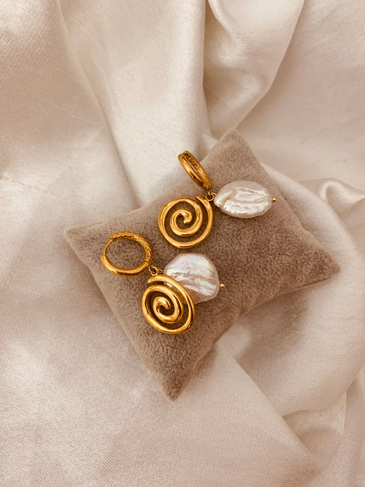 Sun Double Earring
