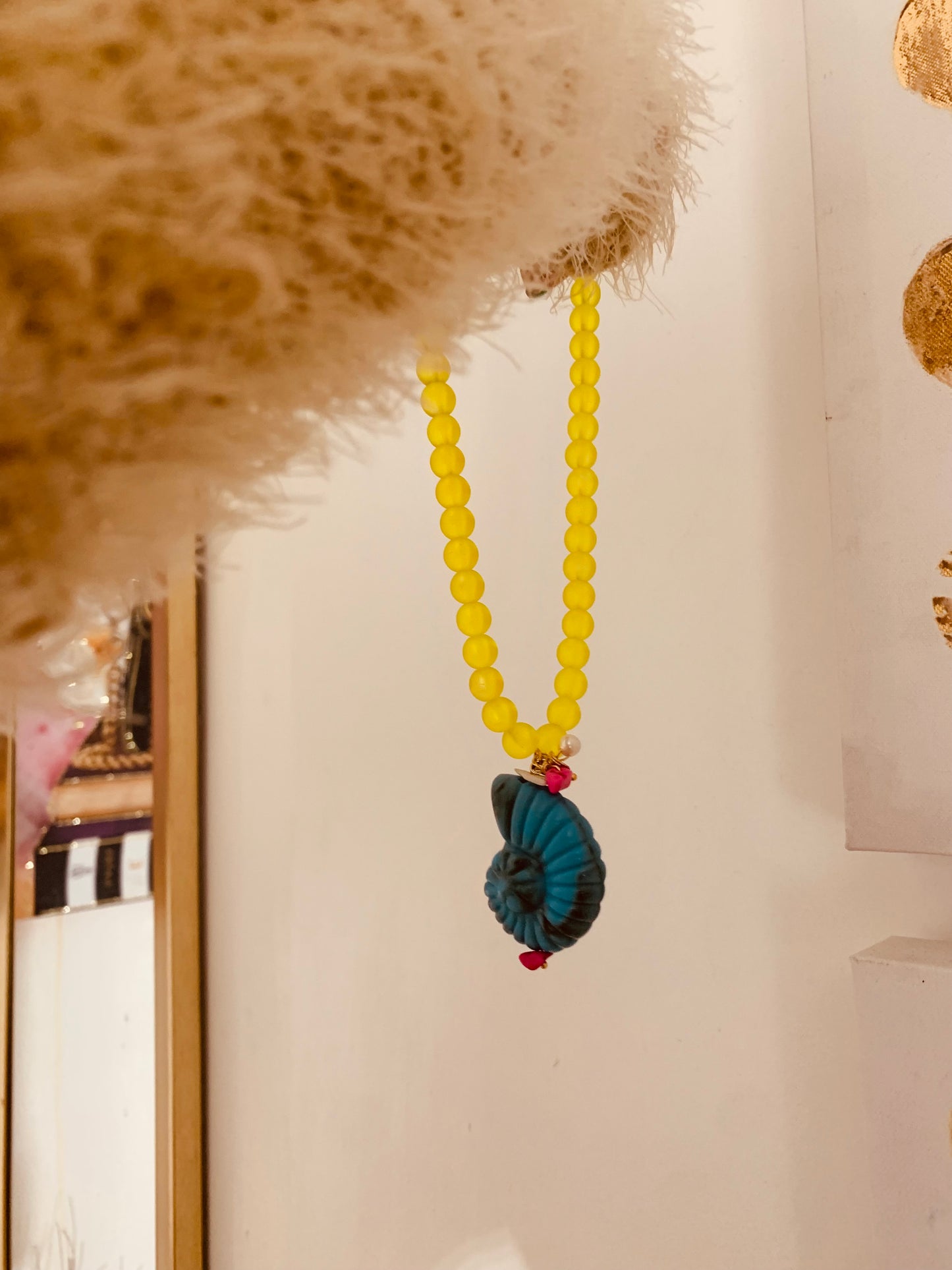 Yellow Stone Necklace