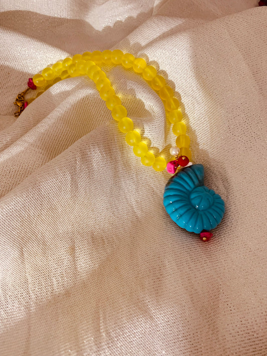 Yellow Stone Necklace