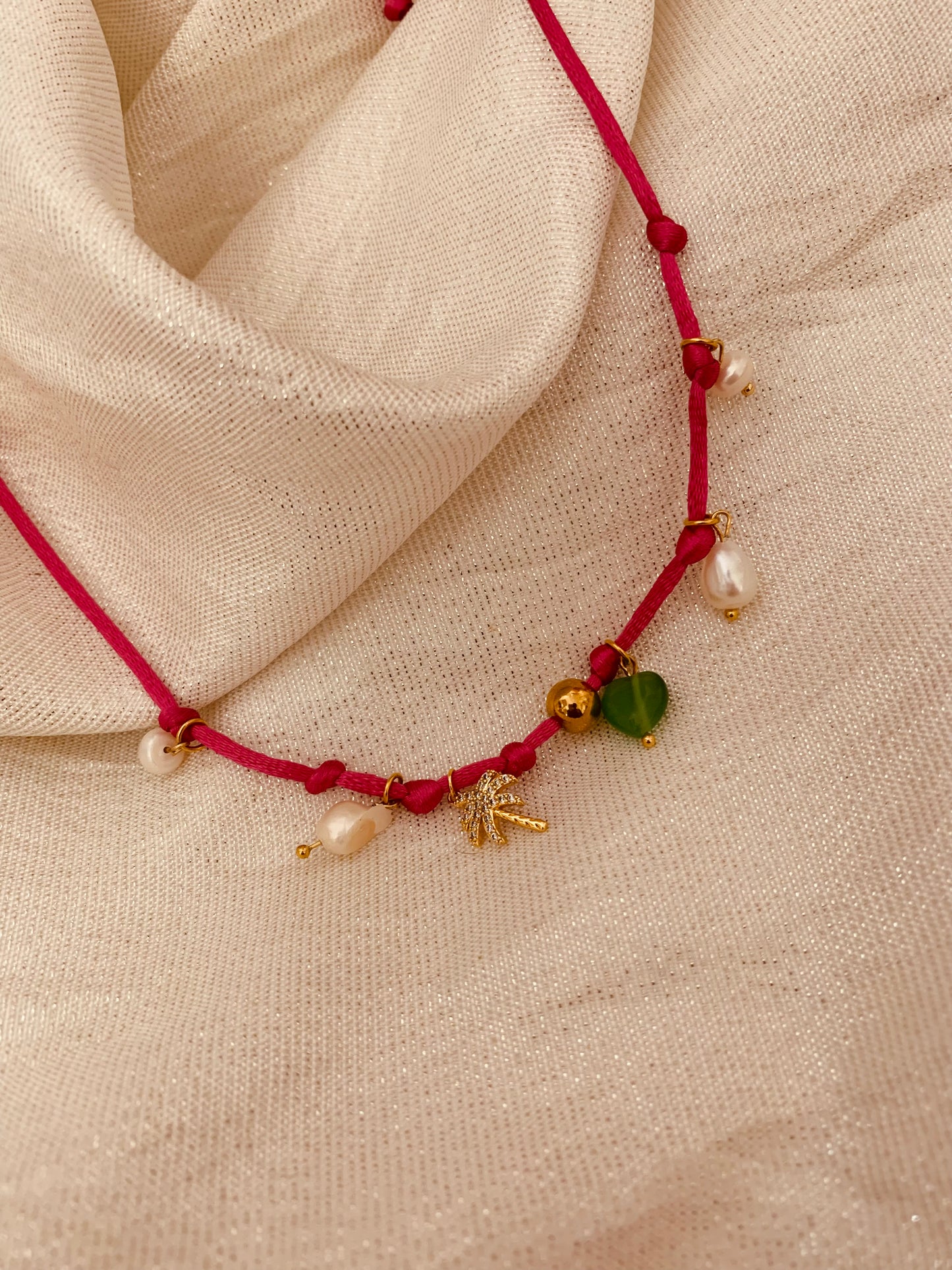 Fushia Choker