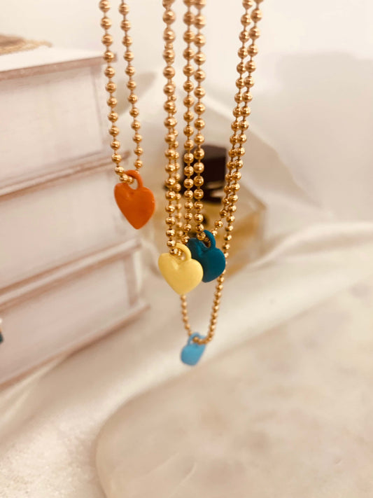 Color Heart Necklace