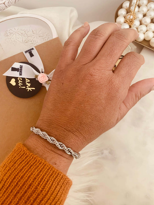 Vintage Silver Bracelet ( para niñas)