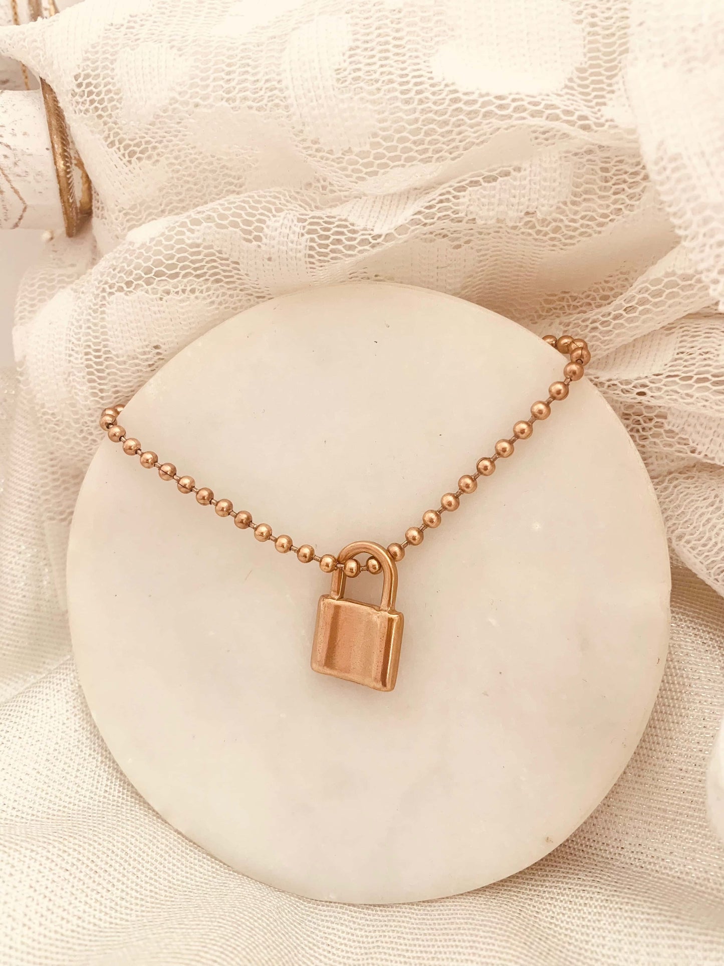 Lock Love Rose Gold