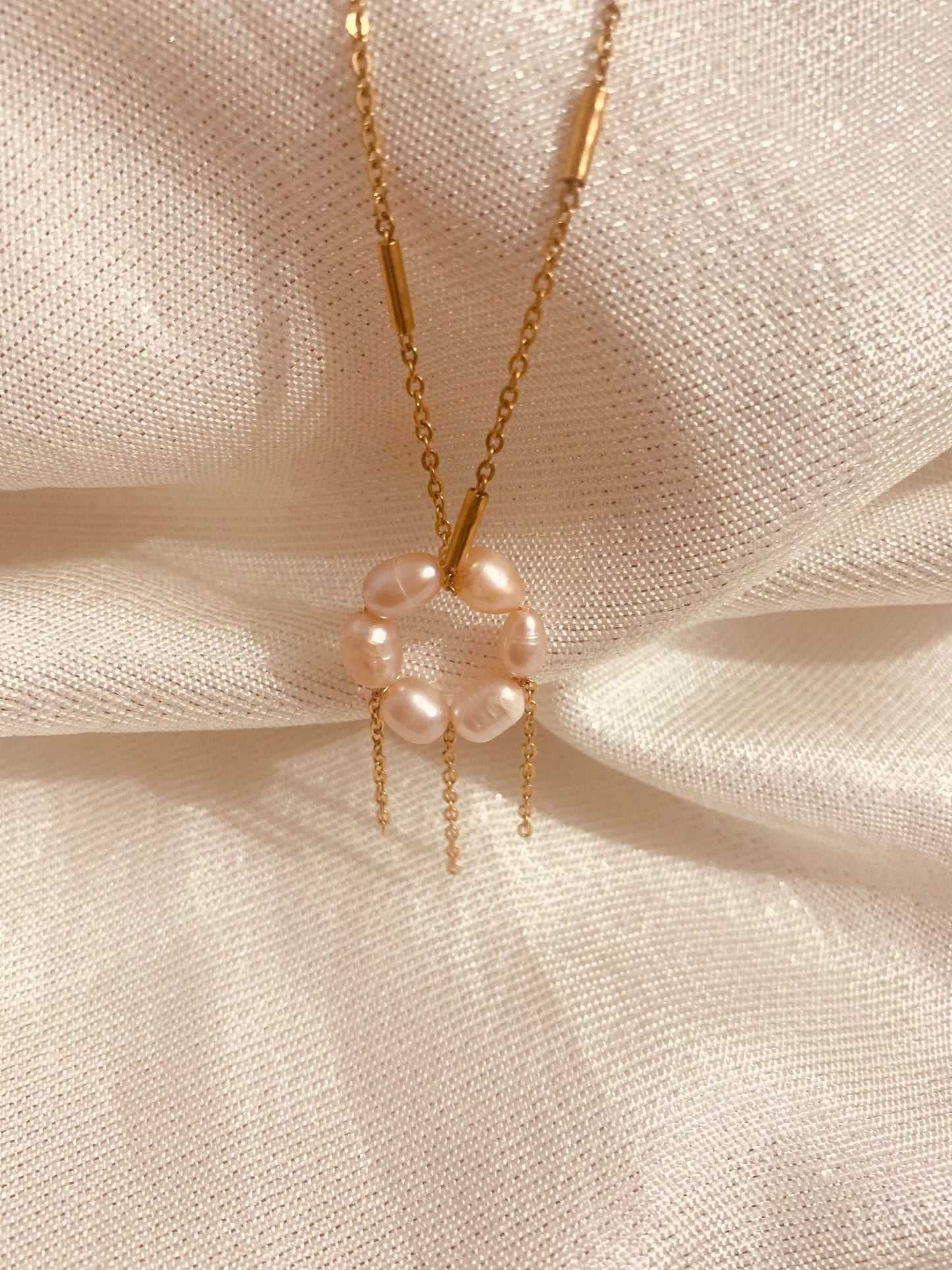 Flora Peach Necklace
