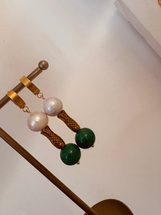 Green Mood Earring
