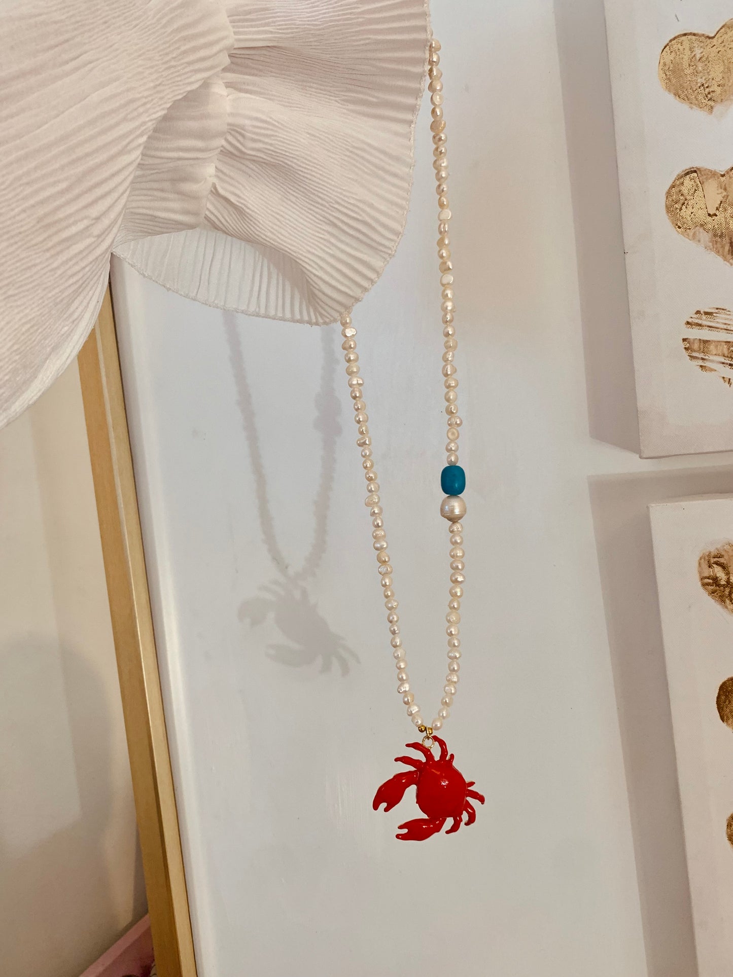 Collar de Cangrejo Largo | Collar para elevar la autoestima