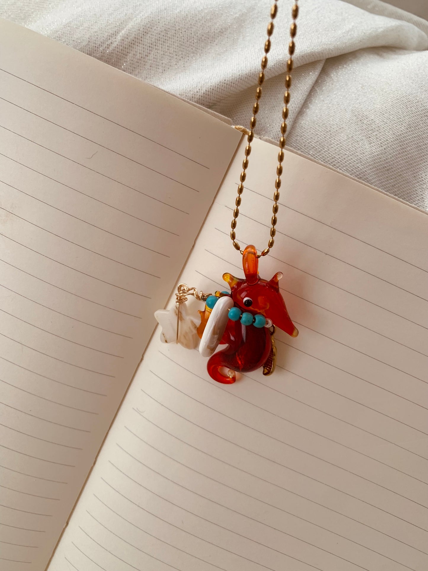 Resiliencia Seahorse Necklace New