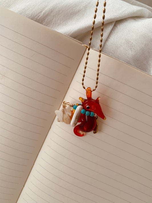Resiliencia Seahorse Necklace New