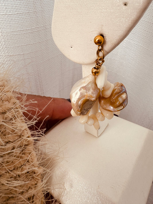 Aretes de Perla Barroca Margaret Earring