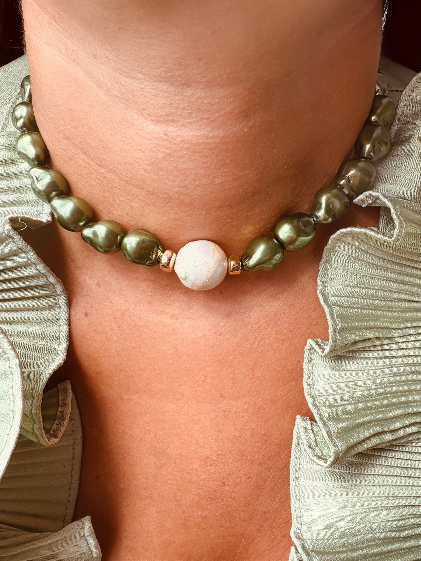 Brilla  Verde Choker