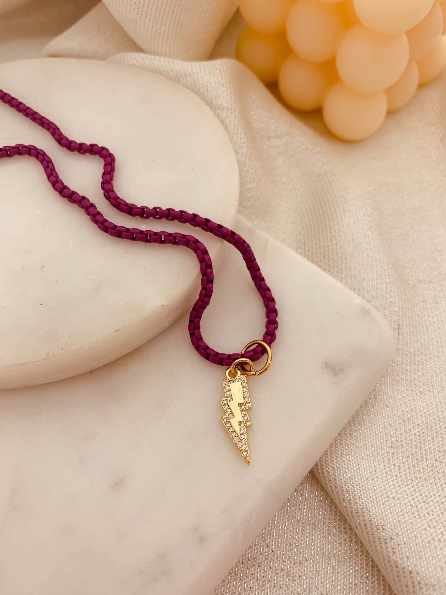 Rayo Fushia Necklace