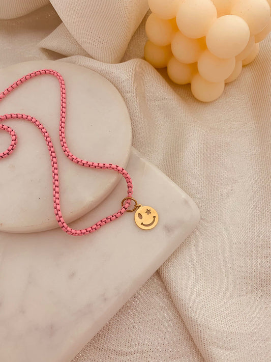 Pink Smile Necklace