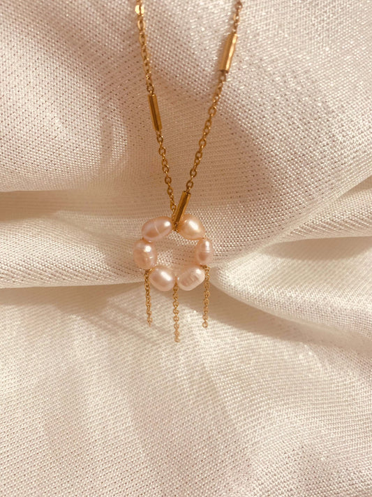 Flora Peach Necklace